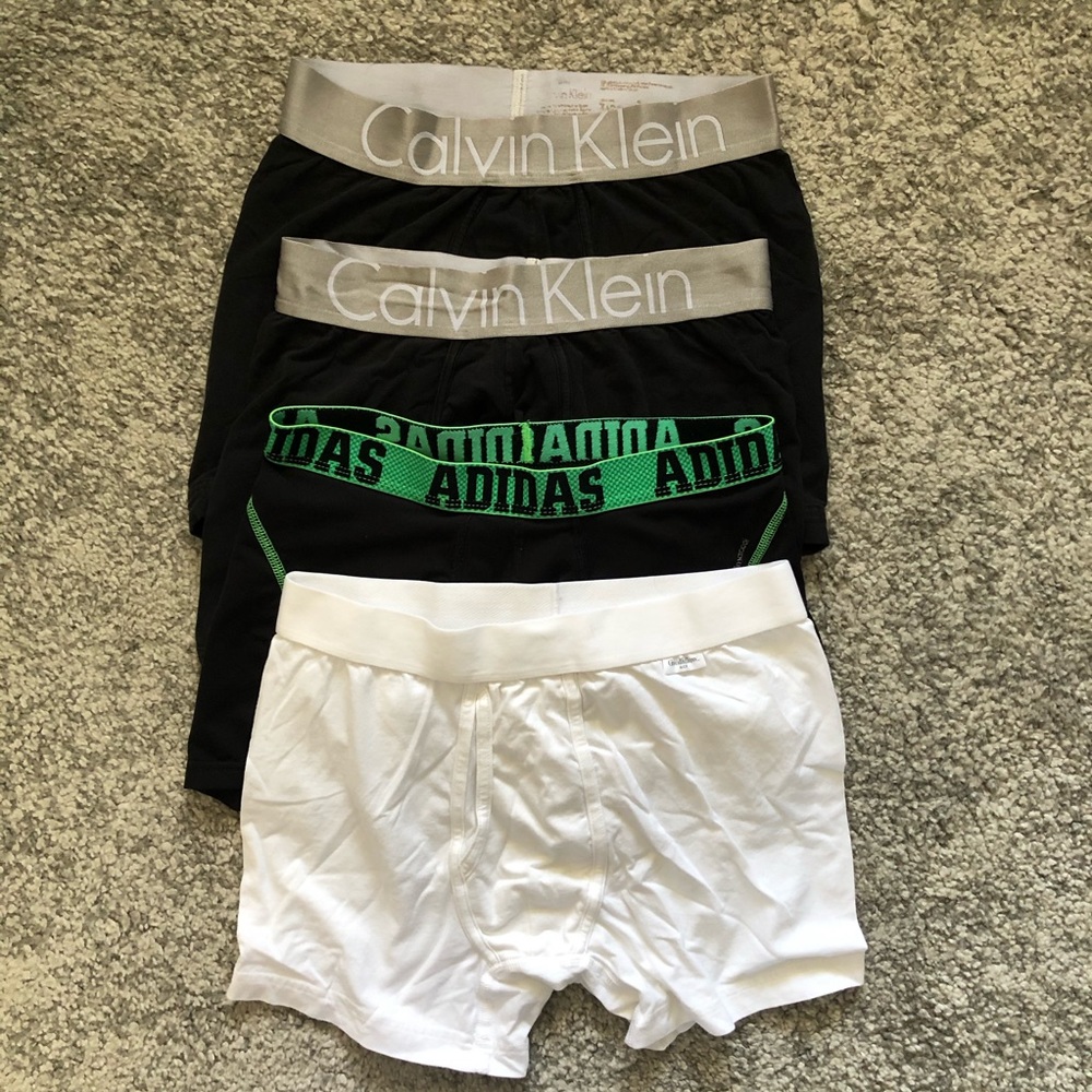Bundle of 4 Calvin Klein, Adidas and Goodfellow